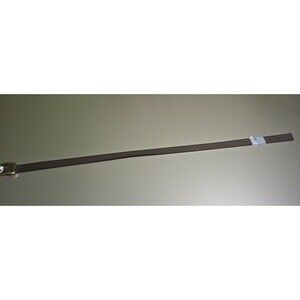 New! Michael Kors Medium  Belt MK Logo & Charm Brown Gold Tone Buckle